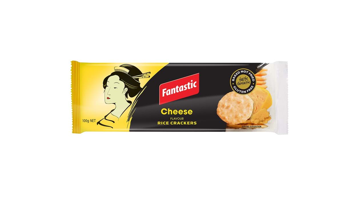 [Australia Brand]FANTASTIC Cheese Flavour Rice Crackers 12 pcs