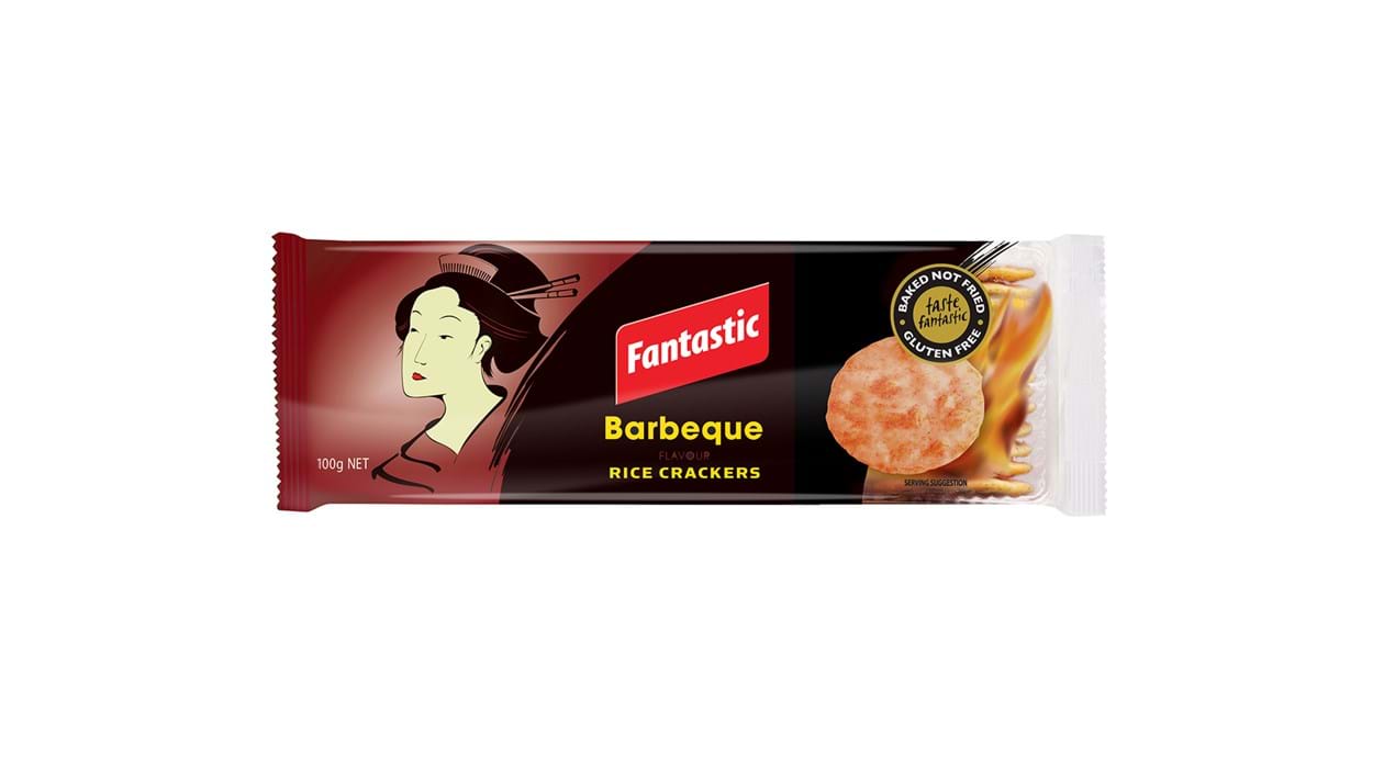 [Australia Brand] FANTASTIC Barbeque Flavour Rice Crackers 12 pcs