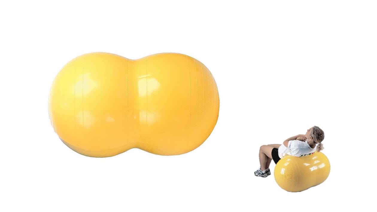 英國品牌NRS物理治療花生運動球(550MM,黃色) (送貨產品)