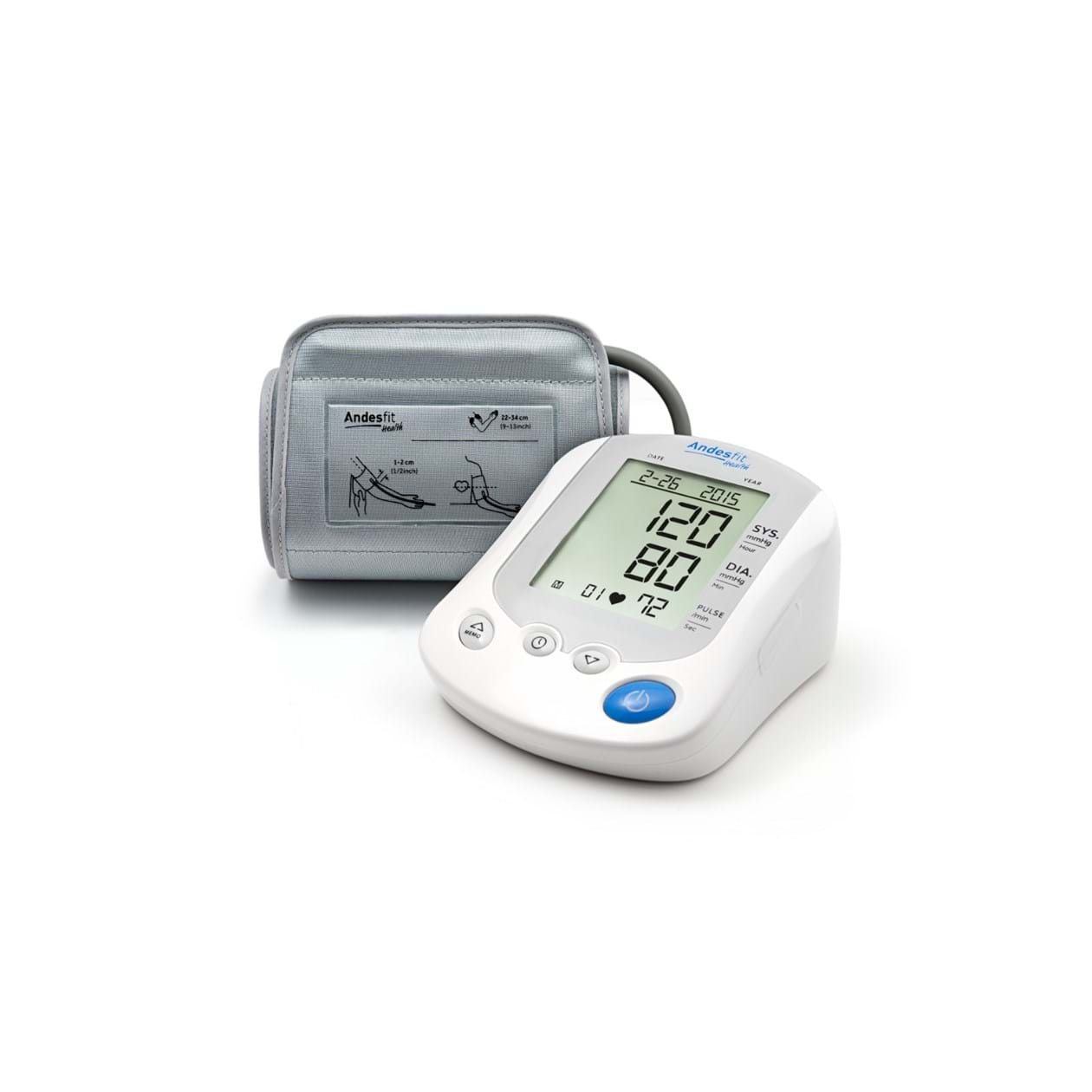 Andestfit Bluetooth 4.0 Arm Type Blood Pressure Monitor ADF-B19 (Delivery Product)
