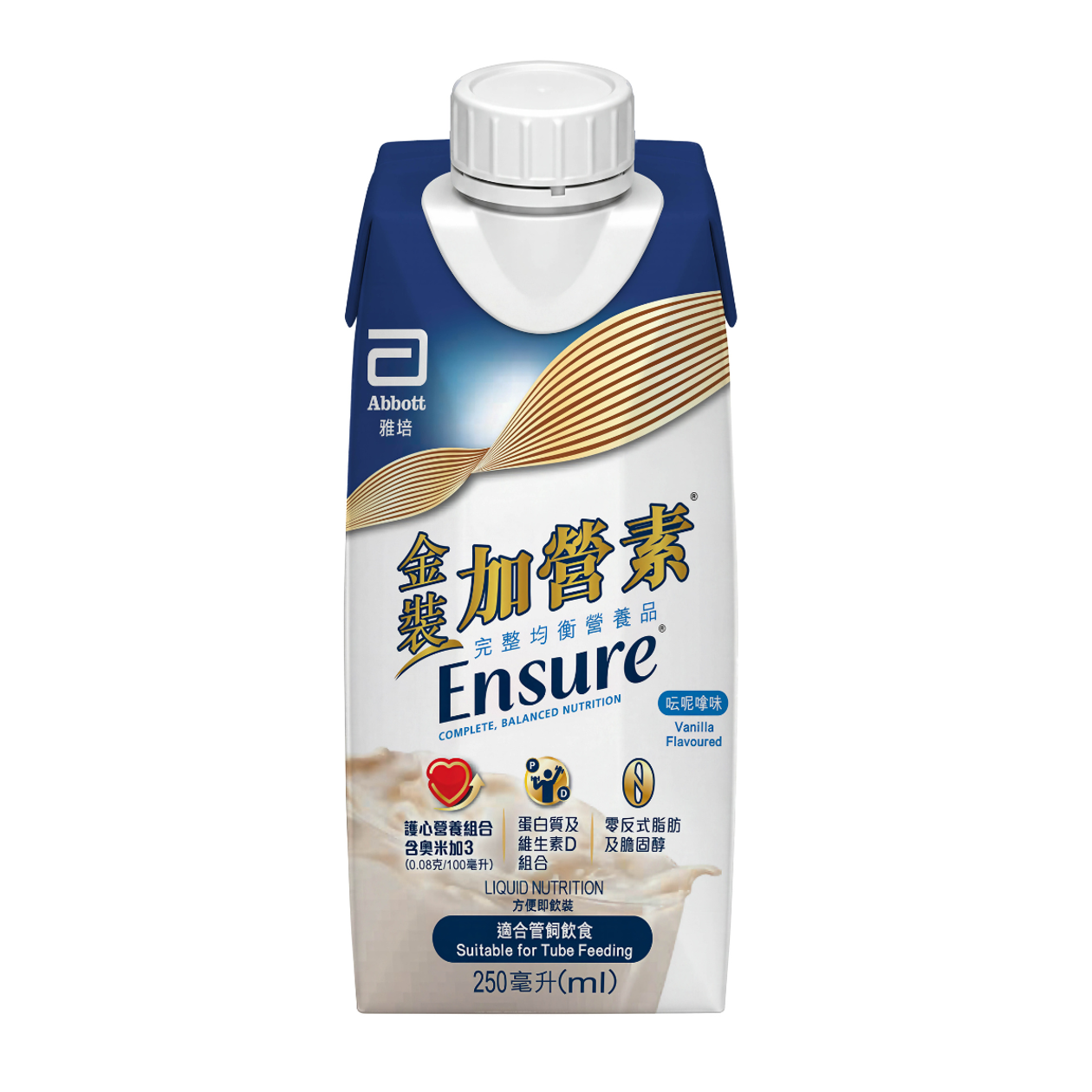 雅培金裝加營素即飲裝(呍呢嗱味) 250毫升 x 24包 (送貨產品)