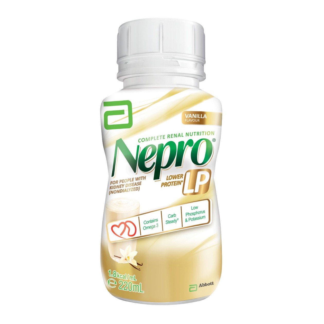 Abbott Nepro® LP(Lower Protein) (Vanilla) 220ml x 24 bottles (Delivery Product)