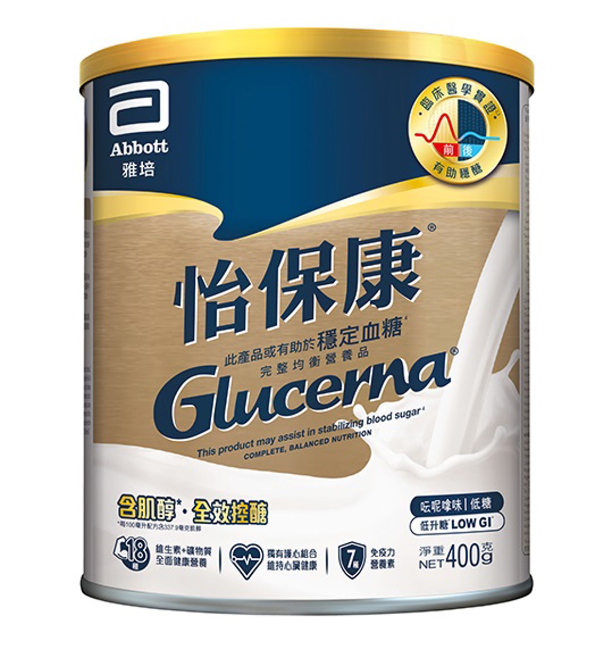 雅培怡保康(呍呢嗱味) 400克 x 8罐 (送貨產品)